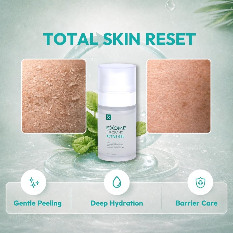 Exome Exorra 4X Active Gel AHA BHA PHA LHA Peeling