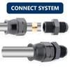 STPCTOU 6AN Male Flare to 3/8" Hardline Tube Fuel Fitting