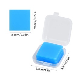 Tinsellns Pack of 24 Diamond Art Glue Clay, Diamond Painting Wax, Colorful Diamond Painting Kit with Storage Box for DIY Painting, Embroidery, and Tool Set (0.98in x 0.98in)