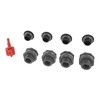 3/4 Inch Rain Barrel Bulkhead Fitting Kit with Plugs Hole