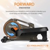 Niceday 2-in-1 Under Desk Elliptical, Ellipse Leg Exerciser with Seated/Stand