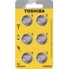 TOSHIBA CR2032 3V Lithium Coin Cell Child Resistant Blister Package