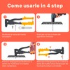Avilia 240mm Aluminium Hand Riveter with Pliers - Ideal for