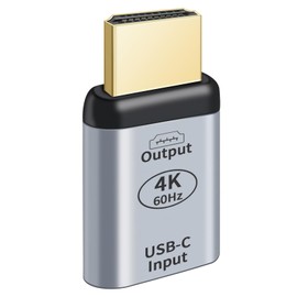 Sharelove USBC to HDMI Adapter, Practical USB C Type C 3.1 Female Source to HDMI Sink HDTV Adapter, Aluminium 4K 60HZ for Many Models of Tablet & Phone & Laptop