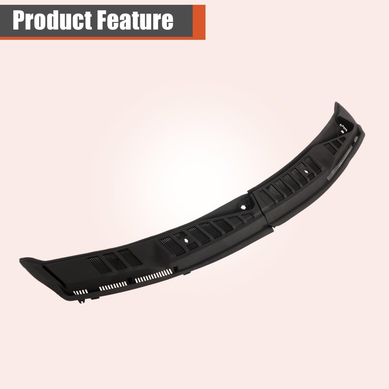 labwork Plastic Windshield Window Wiper Cowl Cover Grille Black Front