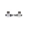 London Taps Square Straight Radiator Valve, Standard 15mm Connection, Chrome