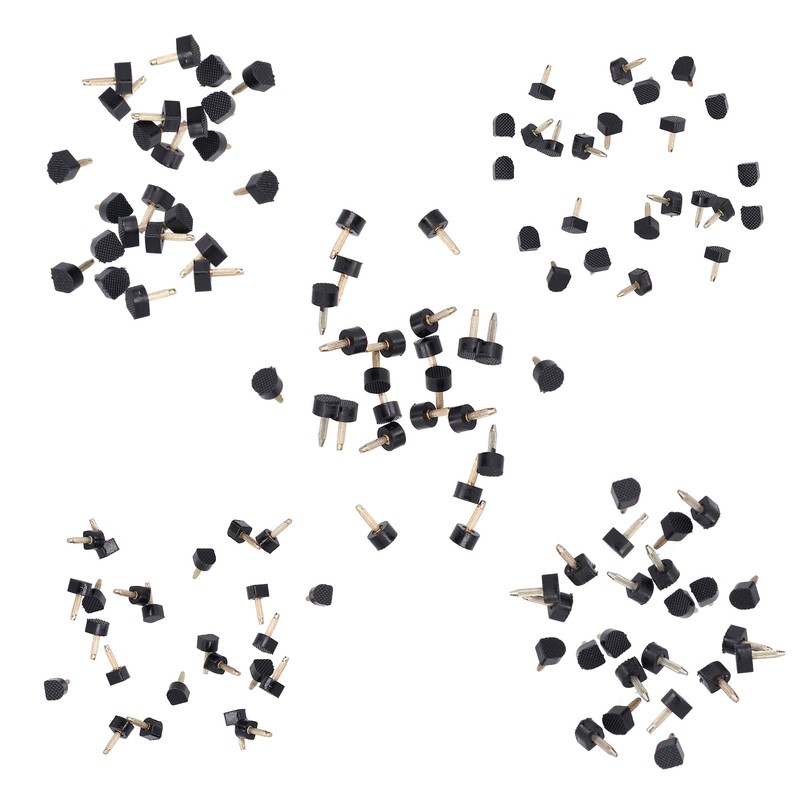 120Pcs High Heel Tip Caps TPU Polyurethane Iron Shoes Repairing