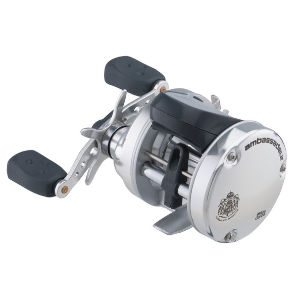 Abu Garcia Ambassadeur S Conventional Reel, Size 5500 (1400534), 2 Stainless Steel, Multi-Stop Ball Bearings for Smooth Operation, Durable and Lightweight