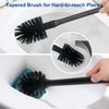 CELOX Toilet Bowl Brush and Holder for Bathroom Cleaning, 2