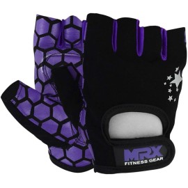 MRX Ladies Weight Lifting Gloves Fitness Training Exercise Anti Slip Padded - Medium