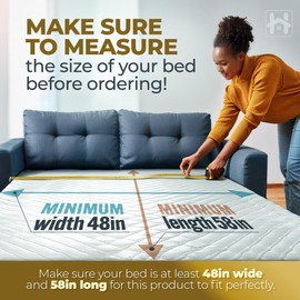 Golden Home Essentials 58in x 48in Bed Boards for Under Mattress, Under Mattress Support Board, Sleeper Sofa Bed Support Board for Pull Out Couch Mattress