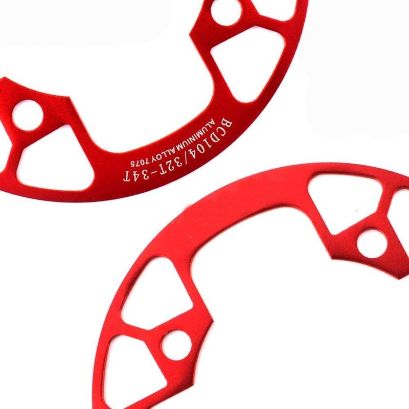 ANCLLO Mountain Bike Chainring Guard, Aluminum Alloy Easy Install Tooth