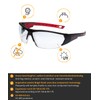 Uvex i-works Safety Glasses - Work Safety Glasses with Supravision