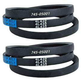 754-05001/954-05001 Lawn Mower Drive Belt 1/2" x 43.5" - Compatible with MTD, Cub Cadet, Troy-Bilt, CC30, CC30H, TB30, TB30R (Replaces 754-05001/954-05001)