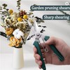 Metal Pruning Shears for Gardening – Sharp Hand Scissors for