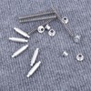 4pcs K 5131 Storm Door Hinges Replacement Parts Kit, Aluminum