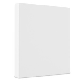 Staples 3-Ring Binder, 1 Inch Round-Ring Organizer for Home, Office, School, Holds up to 175-Sheets, White