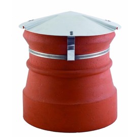 Savecap Pot Cap Capper Silver for disused Chimney 125-250mm Internal Diameter. for Wood Log Burners and multifuel stoves