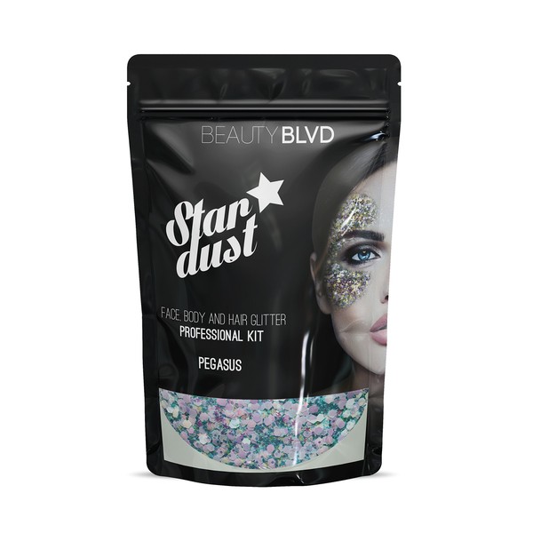 BEAUTYBLVD Stardust, Cruelty Free Face, Body and Hair Glitter, Professional
