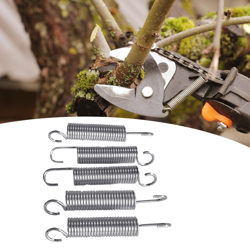 5Pcs Manual Spring Tall Shears Steel Spring Replace Stainless Steel
