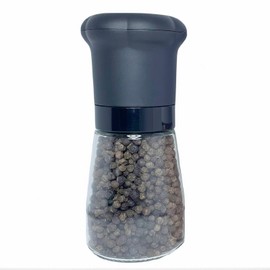 Salt And Pepper Shakers - Glass and Ceramic Design - Keep Spices Fresh and Dry with Adjustable Coarseness - Easy to Handle Salt Grinder