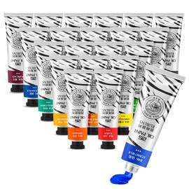 Paul Rubens Oil Paint, 20 Colors*50ml LargeTubes, Professional Oil Based Paint with High Saturation, Creamy Texture, and Consistency,Art Supplies for Artists, Students, Beginners-A Set
