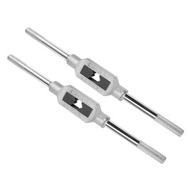 CoCud Pipe Wrench Handle Fits M3-M12 W1/8-1/2 Tap Size Zinc Alloy and Carbon Steel Adjustable Key Reamer Listening Hand Device Pack of 2