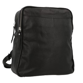 Gusti Kelly City Backpack Leather Backpack Daypack Mini Backpack Small Women's Leather Black, black