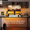 Wireless Keyboard Mouse Combo 2.4GHz Wireless Mouse 86 Keys Colorful