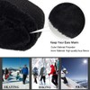 Ruphedy Mens Beanie with Brim Winter Hat Knitted Thick Fleece