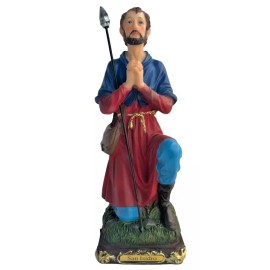 San Isidro 12" San Isidro Labrador Patrono De  Agricultores Resin Figure