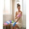 Piezas Guante Exfoliante Corporal Guantes Exfoliantes Ducha Cuidado Piel Material