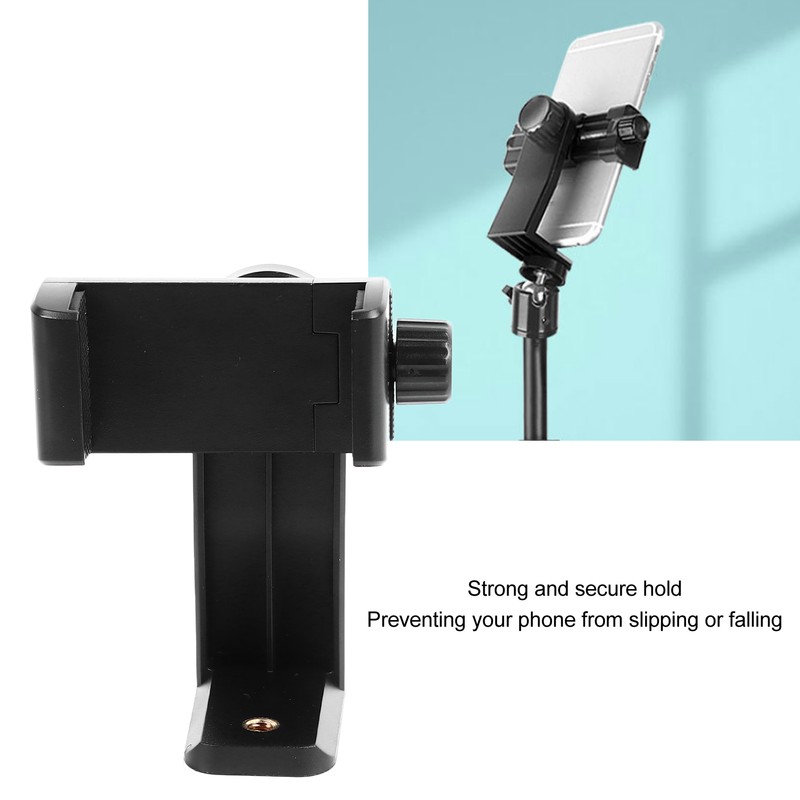 Phone Tripod Mount Flexible Adjust 360 Degree Rotatable 1/4 Inch