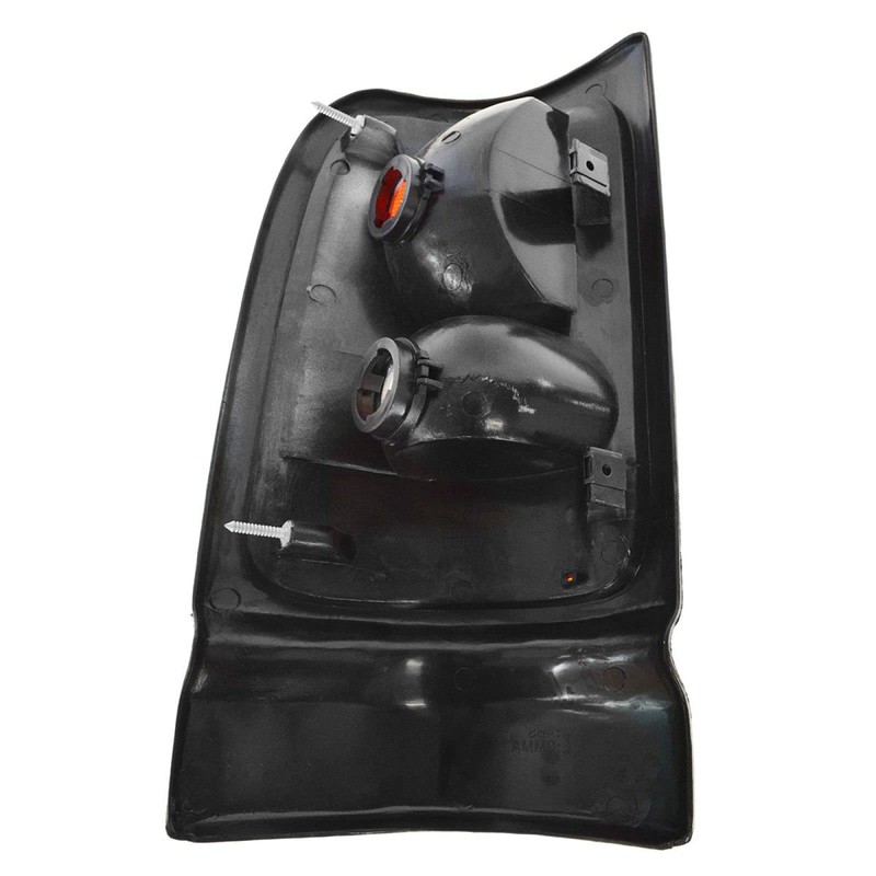 TRQ 2 Piece Driver & Passenger Side Tail Light Assembly