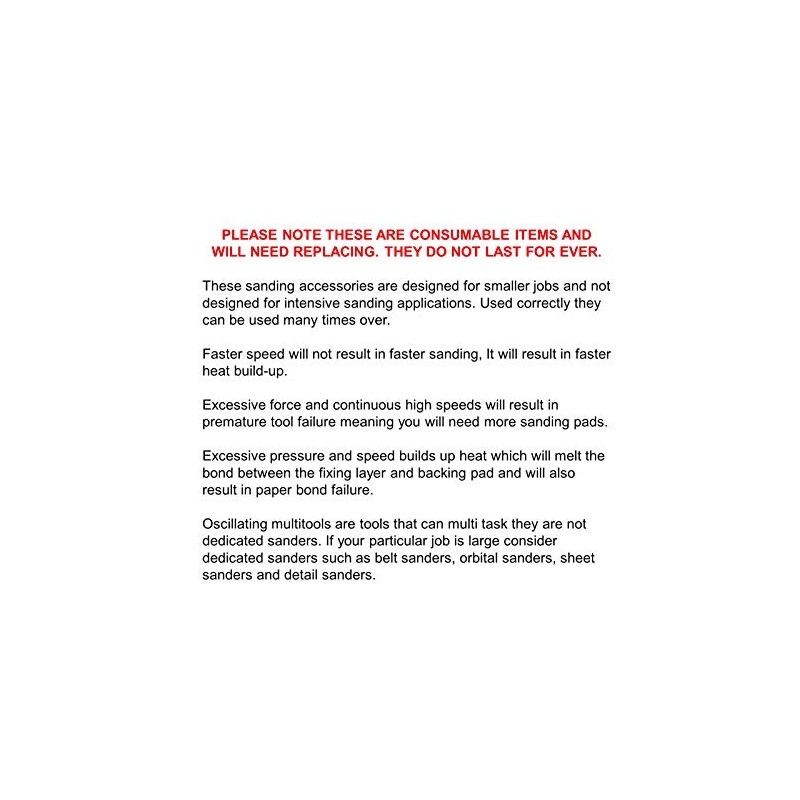 21 x TopsTools UNKA21SKC Full Round Sanding Kit Compatible with