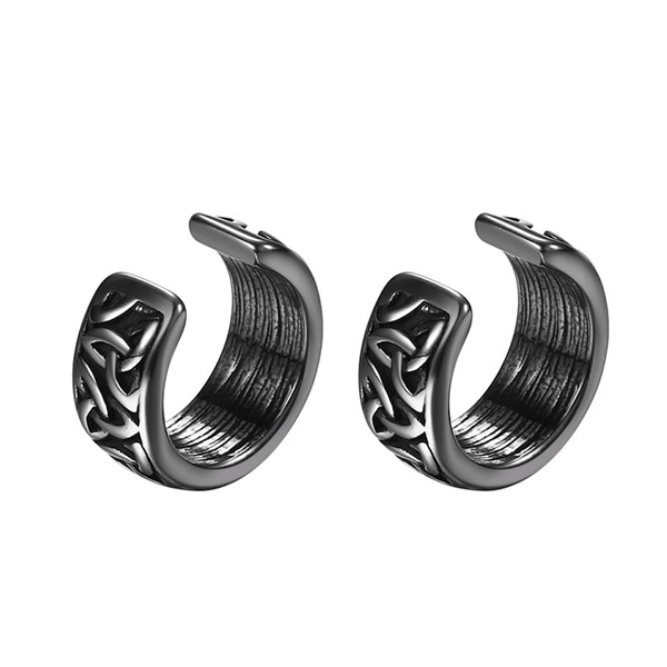 OIDEA Viking Ear Cuff Earrings: Punk Gothic Viking Rune Earrings