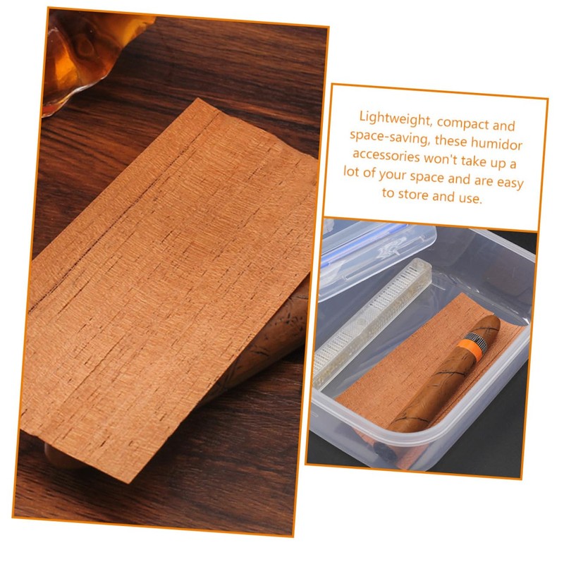 Healeved 2sheets Cedar Sheets for Humidor Boxes Cedar Freshener Thick