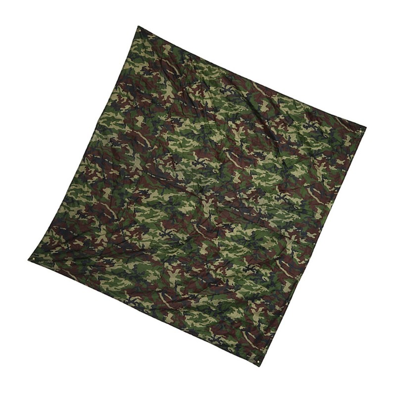 Camouflage Outdoor Portable Lightweight Rainproof Mat RainTent Tarp Shelter (3*2.9m)