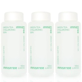 Innisfree Green Tea Hyaluronic Acid Skin 170mL 3pcs / 이니스프리 그린티 히알루론산 스킨 170mL 3개