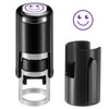 Supervitae 2 Pack Smile Face Print Stamps Purple Ink Stamper