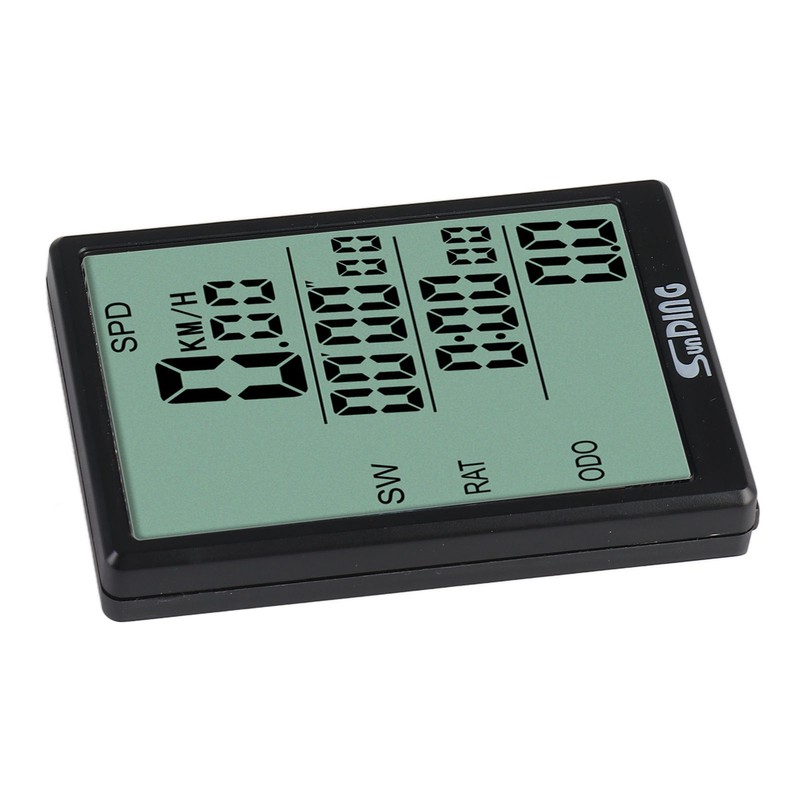 Bike Computer Wireless Bike Speedometer Water Resistant 3in LCD Screen