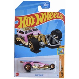 Hot Wheels Surf Crate, Treasure Hunt Surf's Up 3/5 [Pink]