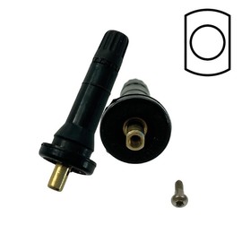 TPMS - TPMS Tyre Pressure Monitoring System Replacement Valve Rubber Valve Fits Schrader OE/Accessory Sensors - Type 5028 SEL Snap-in REV5 Gen4 - Type 6-207 Pack of 20