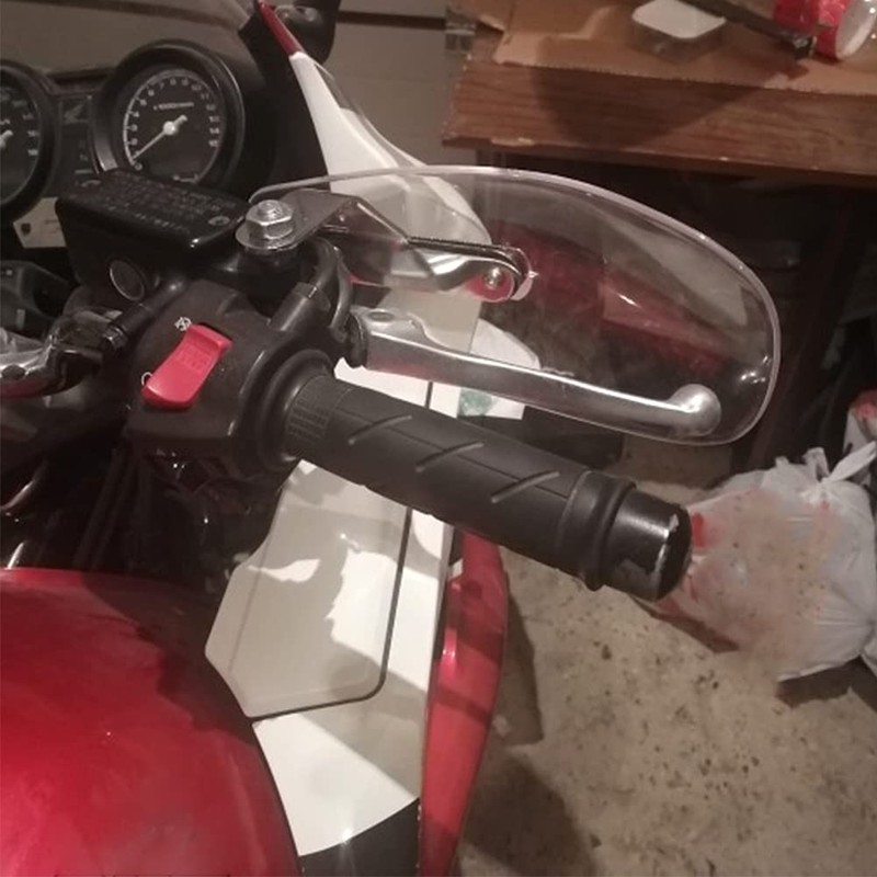 Motorcycle Handguard Hand Guards Wind Cold Protector Windshield rs 10mm/0.4in