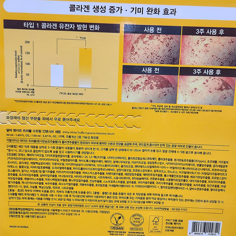 Dalva Dalba White Truffle Supreme Intensive Serum 200ml, 1 pc.