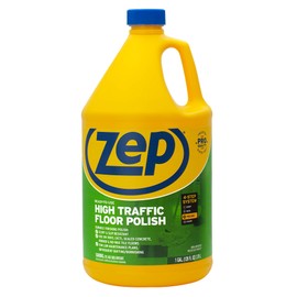 Zep High Traffic Floor Polish (1), Clear, Green, 128 oz.
