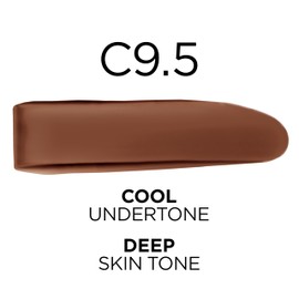 L'Oreal Paris True Match Super-Blendable Foundation, Medium Coverage Liquid Foundation Makeup, C9.5, Deep, 1 Fl Oz