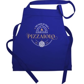 Shirtracer - Apron Gift - Pizza Apron - Men - Pizzaiolo Pizza Baker, 4 Royal Blue