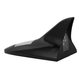 SOLUSTRE 1set Car Fin Antenna Cover Led Warning Lights Solar-Powered Decorative Roof Aerial Base for Enhanced Visibility Easy No-Tool Installation for Vehicle Models