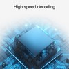 Hands Free Barcode Scanner Voice Announcement Quick Response 2D Desktop